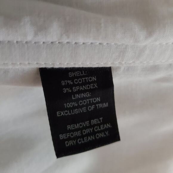 Women's White House Black Market Floral Strapless Fit and Flare Dress with Belt - Picture 11 of 11